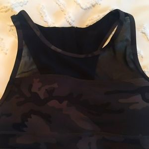 Camo sports bra